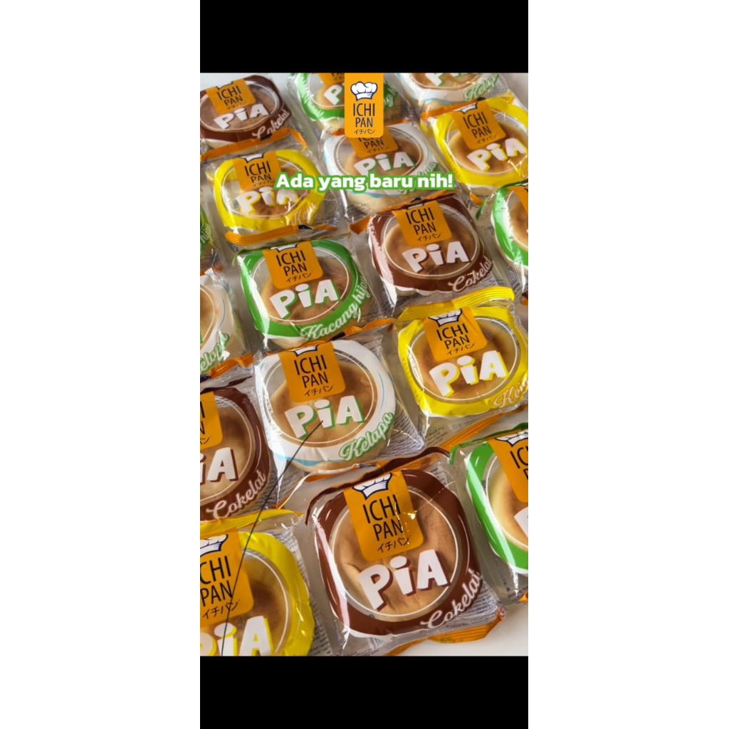 Jual PiA Ichi Pan | Roti PiA isi cokelat | Roti PiA isi Kacang hijau ...