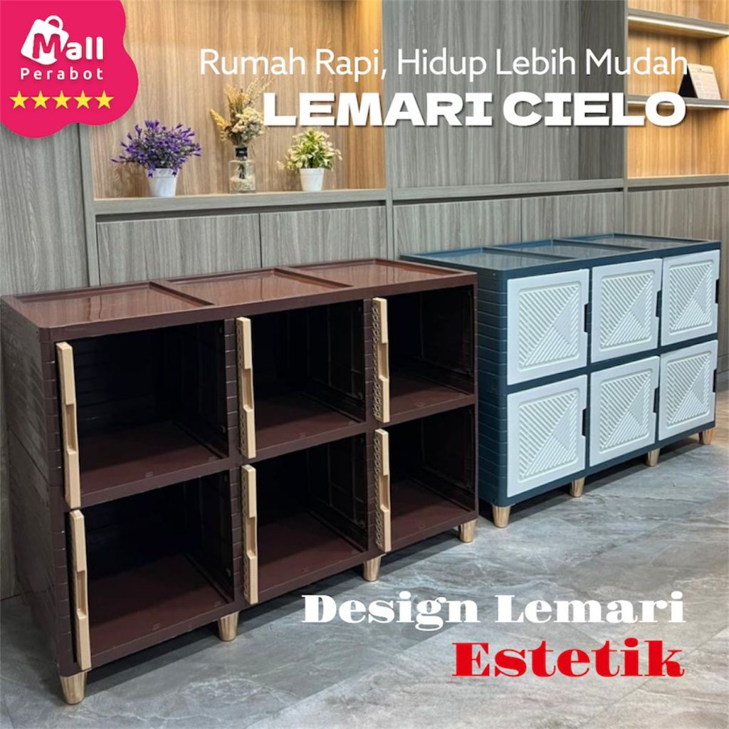 Jual Mall Perabot Lemari Cielo Rotan Susun Meja Kabinet Tv 43 50 Inch ...