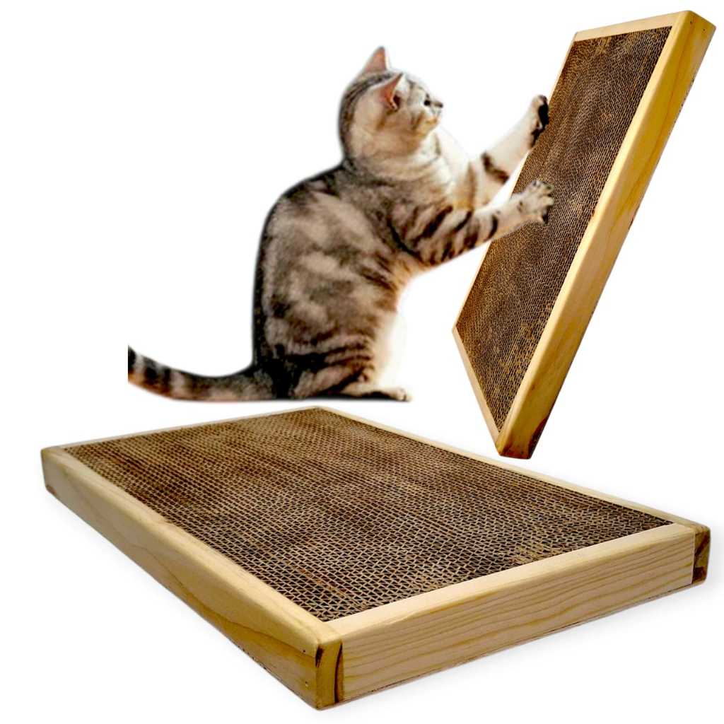 Jual Papan Garuk Kucing Cat Scratch Board Extra Tebal Garukan Hewan ...