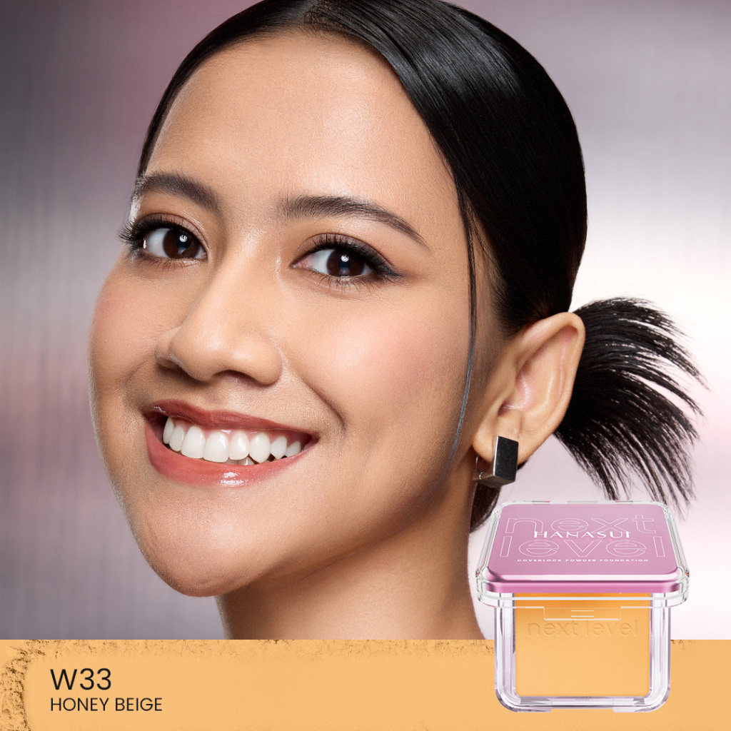 Jual Hanasui Next Level Coverlock Powder Foundation 10 g | Shopee Indonesia