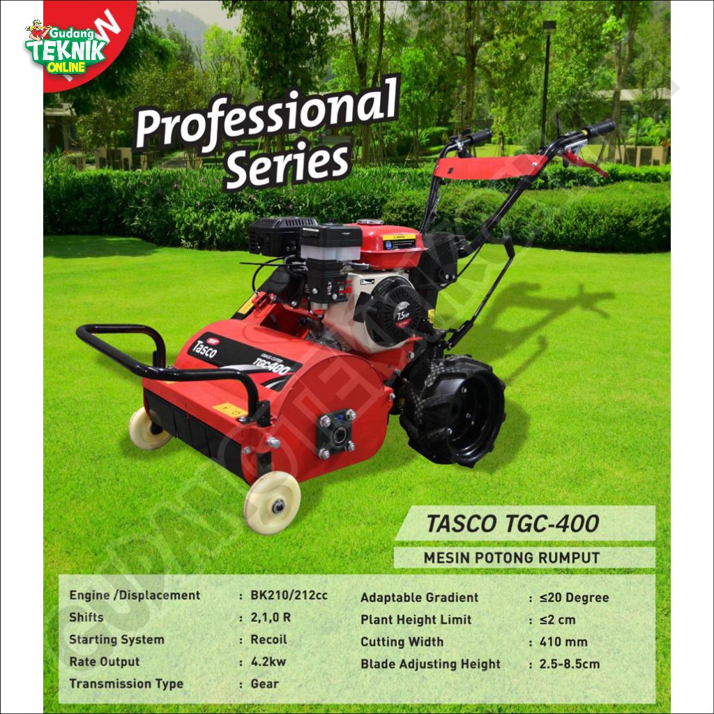 Jual TASCO Mesin Potong Rumput Dorong Roda TASCO TGC400 TGC600 / Mesin ...
