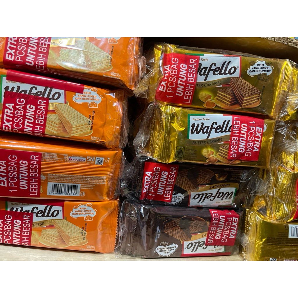 Jual Wafer Wafello 1 renceng isi 10 pcs | Shopee Indonesia