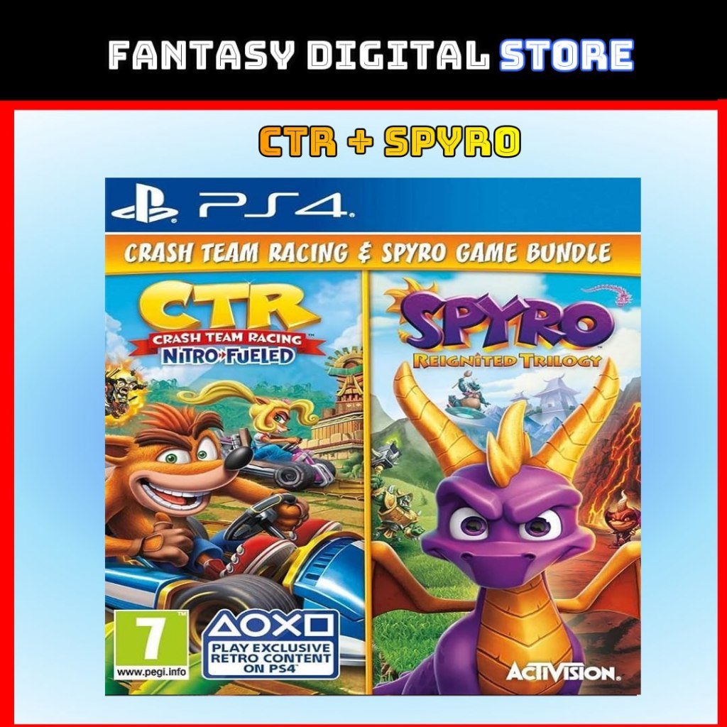 Jual CTR CRASH TEAM RACING + SPYRO PS4 PS5 DIgital | Shopee Indonesia