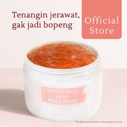 EILEEN GRACE - Moisturize Rose Jelly Mask 300 ml | Masker Wajah | Jerawat | Brun
