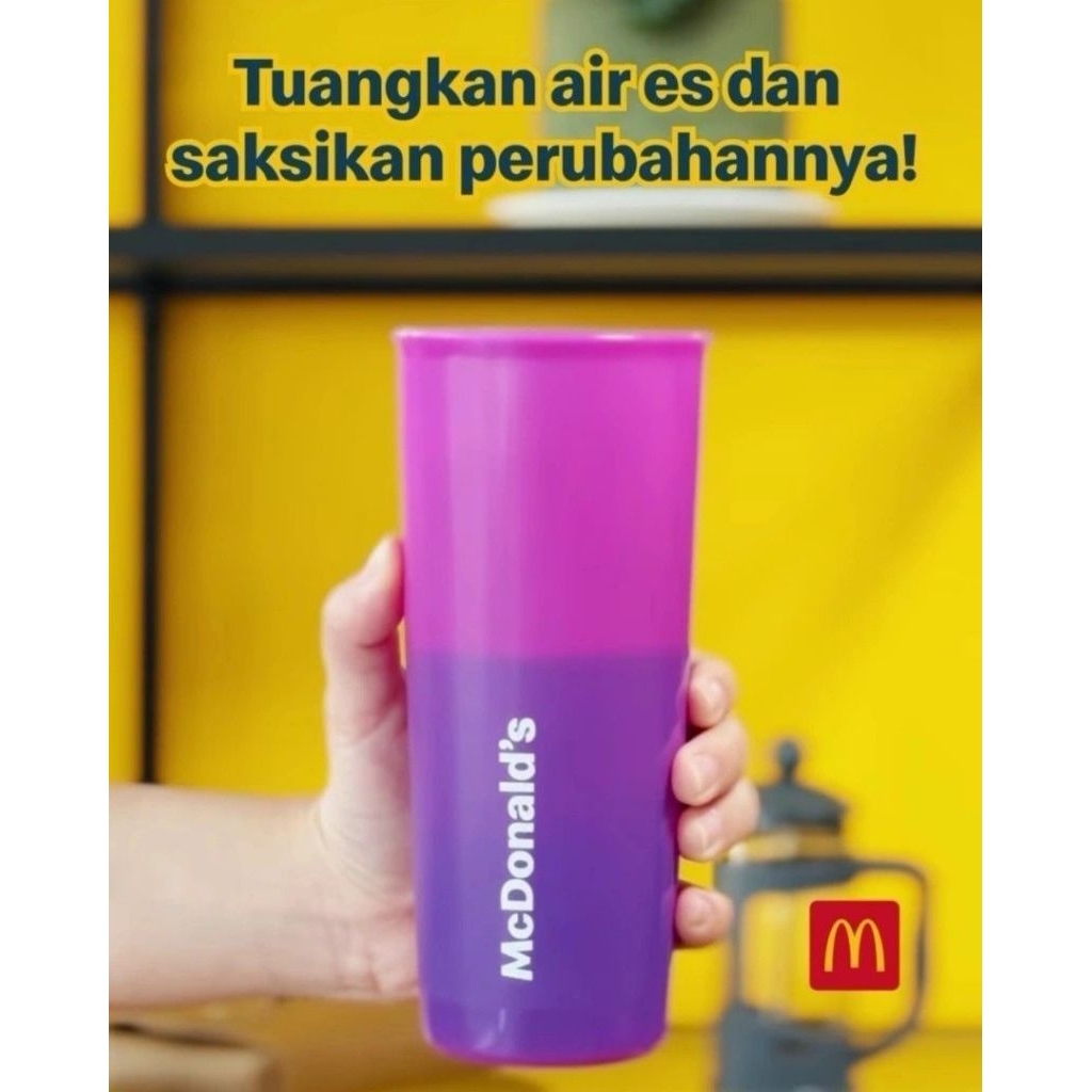 Jual Tumbler Gelas Botol Minum Color Changing Berubah Warna Mcd ...
