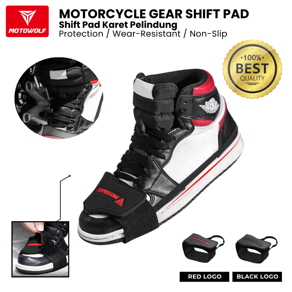 Jual Pelindung Sepatu Motor Shift Pad Sepatu MOTOWOLF Karet Pelindung ...