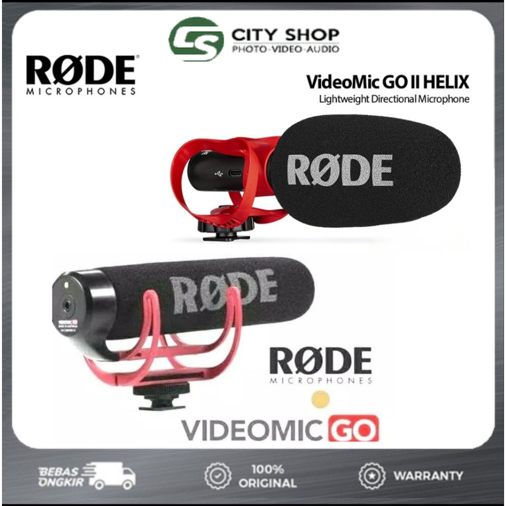 Jual MIC RODE VIDEO MIC GO RYCOTE / RODE VIDEO MIC GO ll | Shopee Indonesia