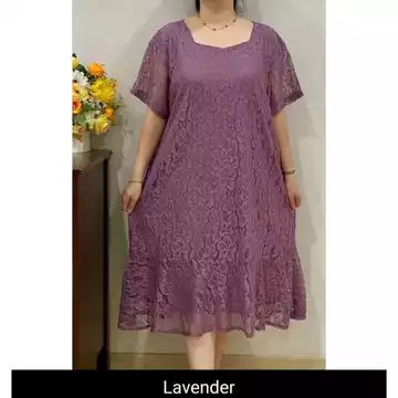 Dress Brukat Lace Kecil Jumbo Adem Ld 94 120 Cm