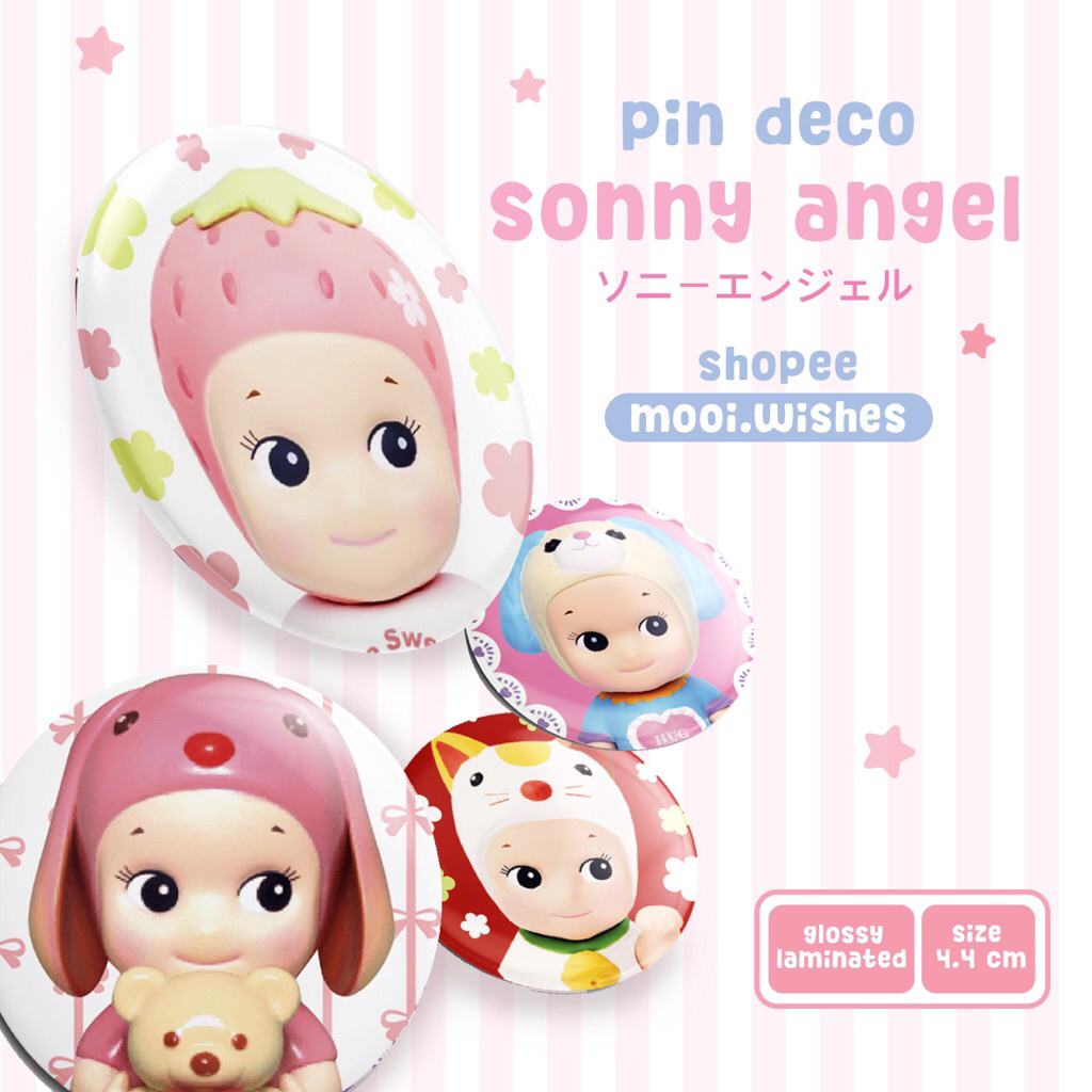 Jual Sonny Angel Pin Bros Tas Japan Trinkets Aesthetic Figure Tas Decor ...