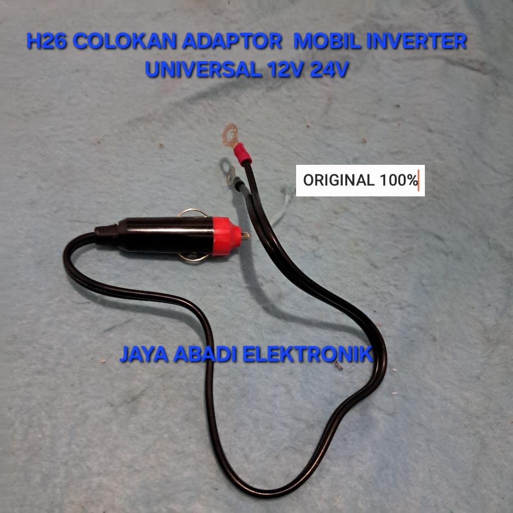 Jual H26 KABEL Cocok untuk Segala Jenis Mobil POWER INVERTER cigarette ...