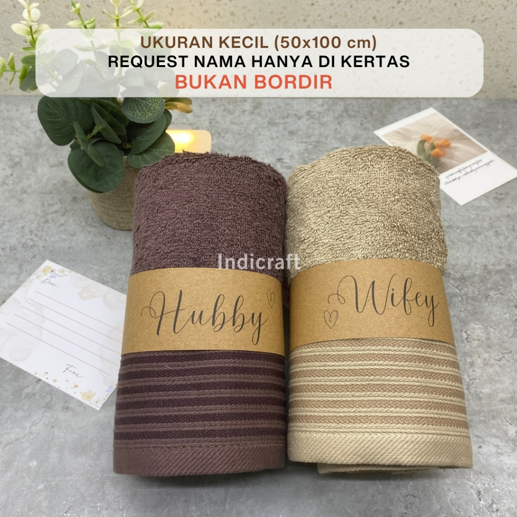Kado Pernikahan Handuk Couple / Hampers Handuk Couple Nikahan Kekinian / Hampers Wedding Unik