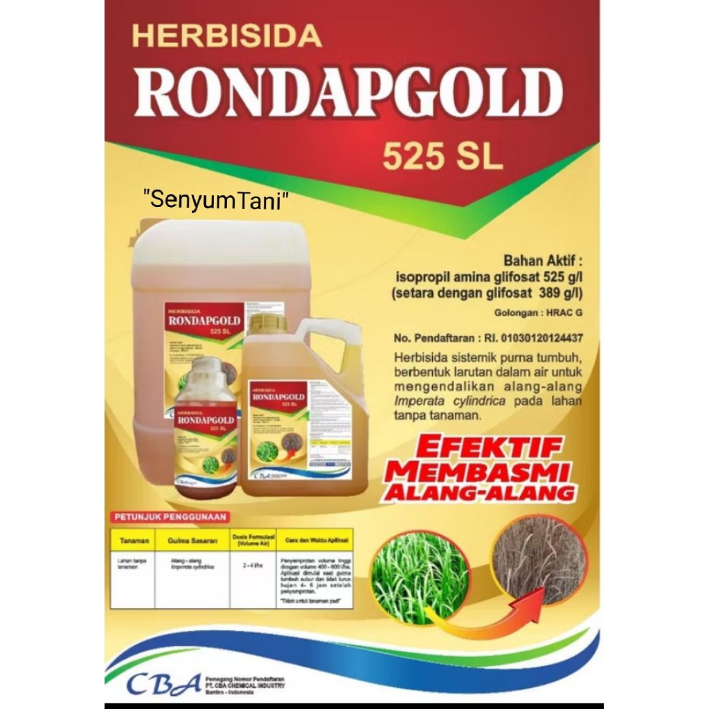 Jual Rondap Gold 525SL 1 LITER | Shopee Indonesia
