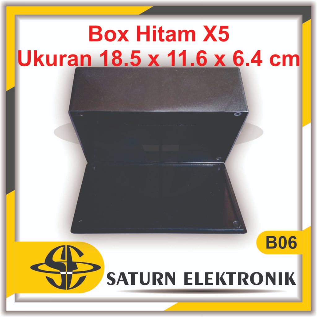 Jual BOX PLASTIK HITAM 18.5 x 11.6 x 6.4 X6 B06 | Shopee Indonesia