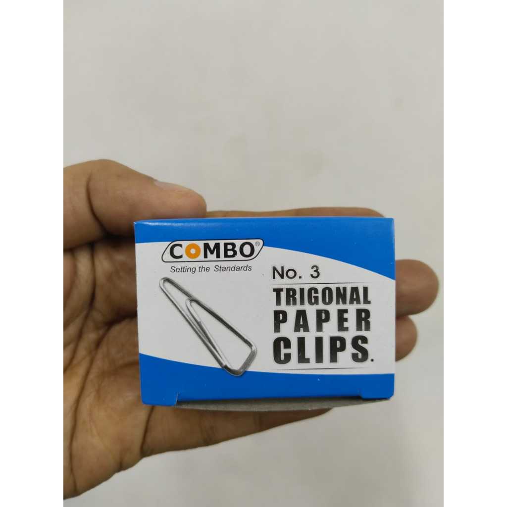 Jual Trigonal Paper Clip No.3 Combo / Penjepit Kertas / Klip Kertas ...