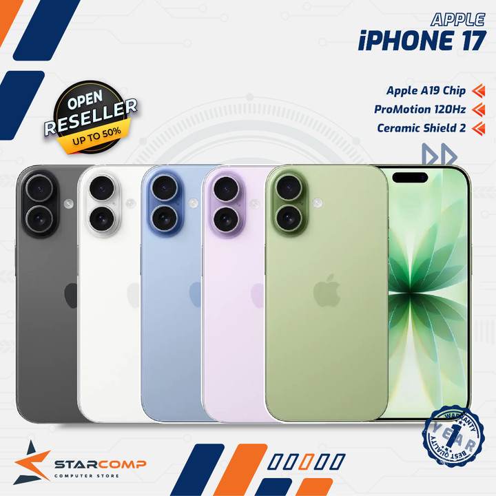 iPhone 17 256GB 512GB Garansi Resmi iBox GDN Digimap