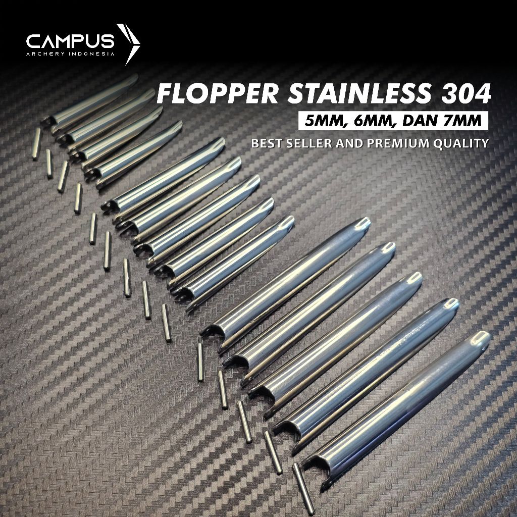 Jual FLOPPER / BARB STAINLESS 304 UNTUK SHAFT 5MM 6MM 7MM SPEARFISHING ...
