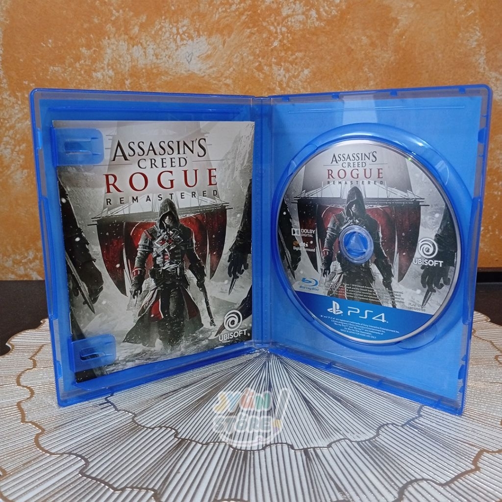 ASSASSIN'S CREED ROGUE - REMASTERED PS4 UK NEW  GAME IN Englishfrancaisdeesitpt 3307216044475