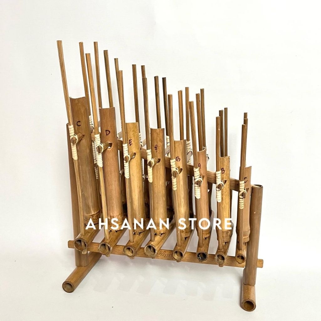 Jual Angklung 8 Nada 1 Oktaf Ukuran Mini Untuk Anak TK | Shopee Indonesia
