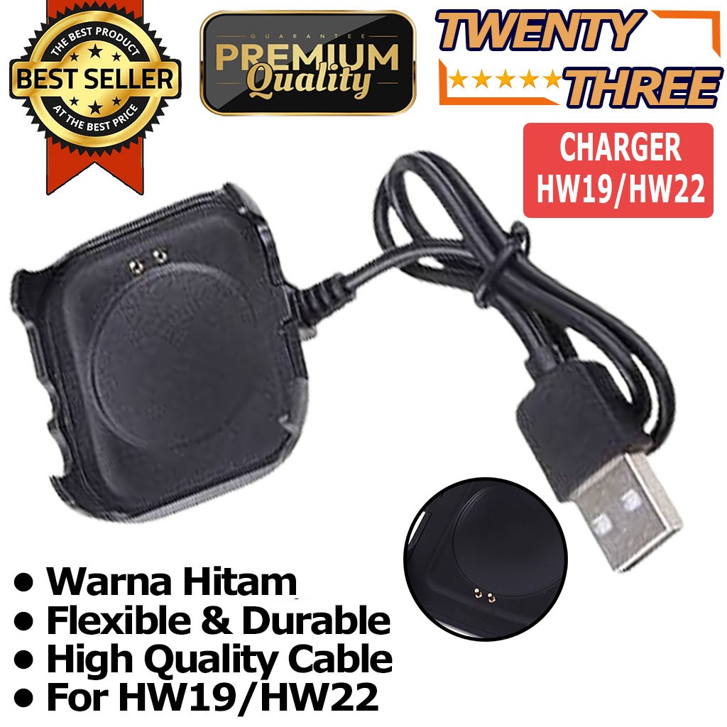 Jual Kabel USB Charger Casan Huawei Watch HW19 HW22 2 PIN Charger ...