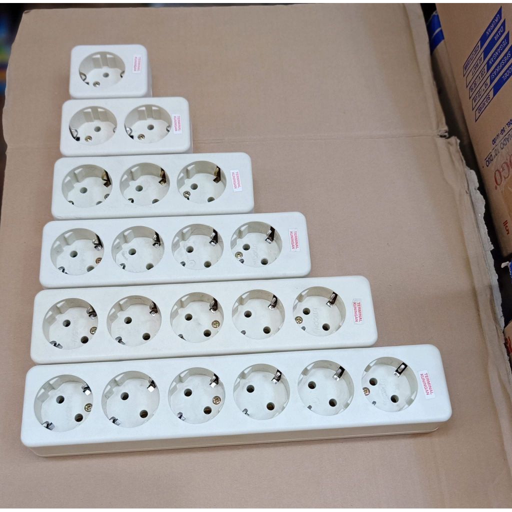 Jual STOPKONTAK UTICON 1,2,3,4,5,6 LUBANG ORIGINAL ASLI UTICON TERMINAL ...
