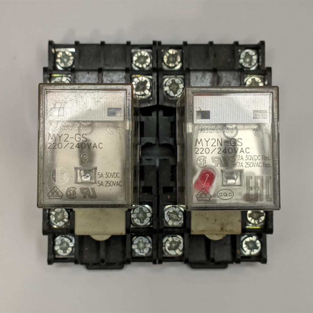 Jual Relay OMRON MY2-GS & MY2N-GS 220VAC + Soket 8 Pin Second Bekas ...