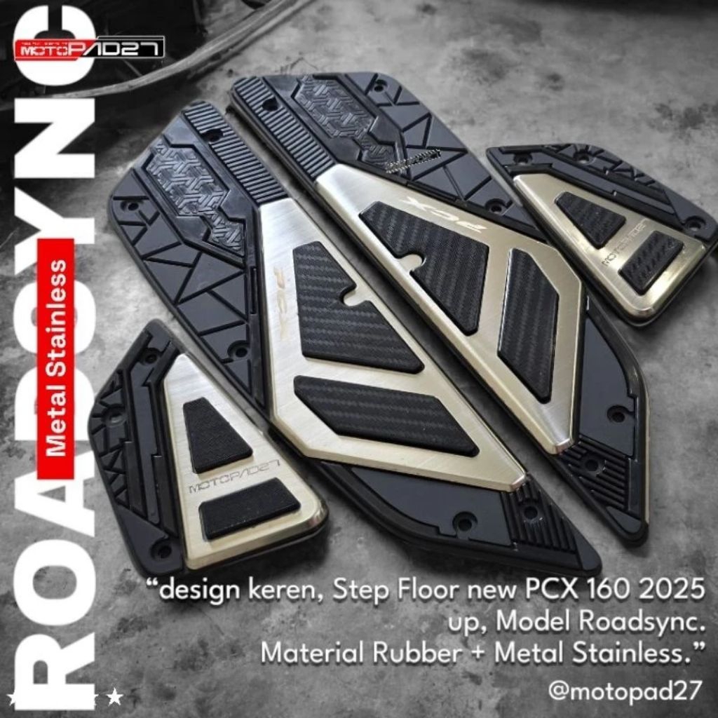 Jual Step floor Honda New PCX 160 2025 Roadsync Karpet Motor PCX 160 ...