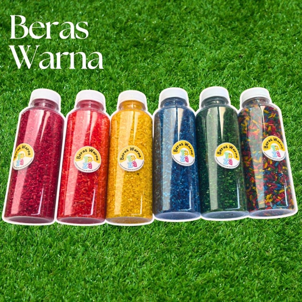Jual Rainbow rice | Beras warna warni | Sprinkle | Beras mainan anak ...
