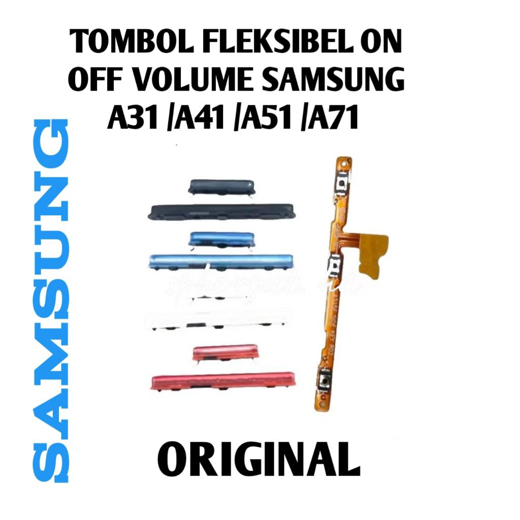 Jual Tombol fleksibel on off volume samsung A31 / A41 / A51 / A71 ...