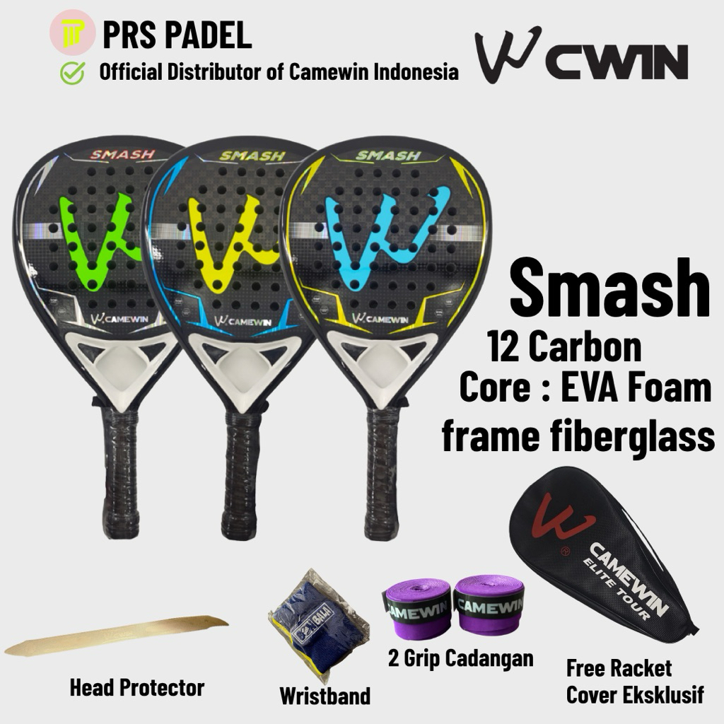 Jual Camewin SMASH - Raket Padel / Racket Original | Shopee Indonesia