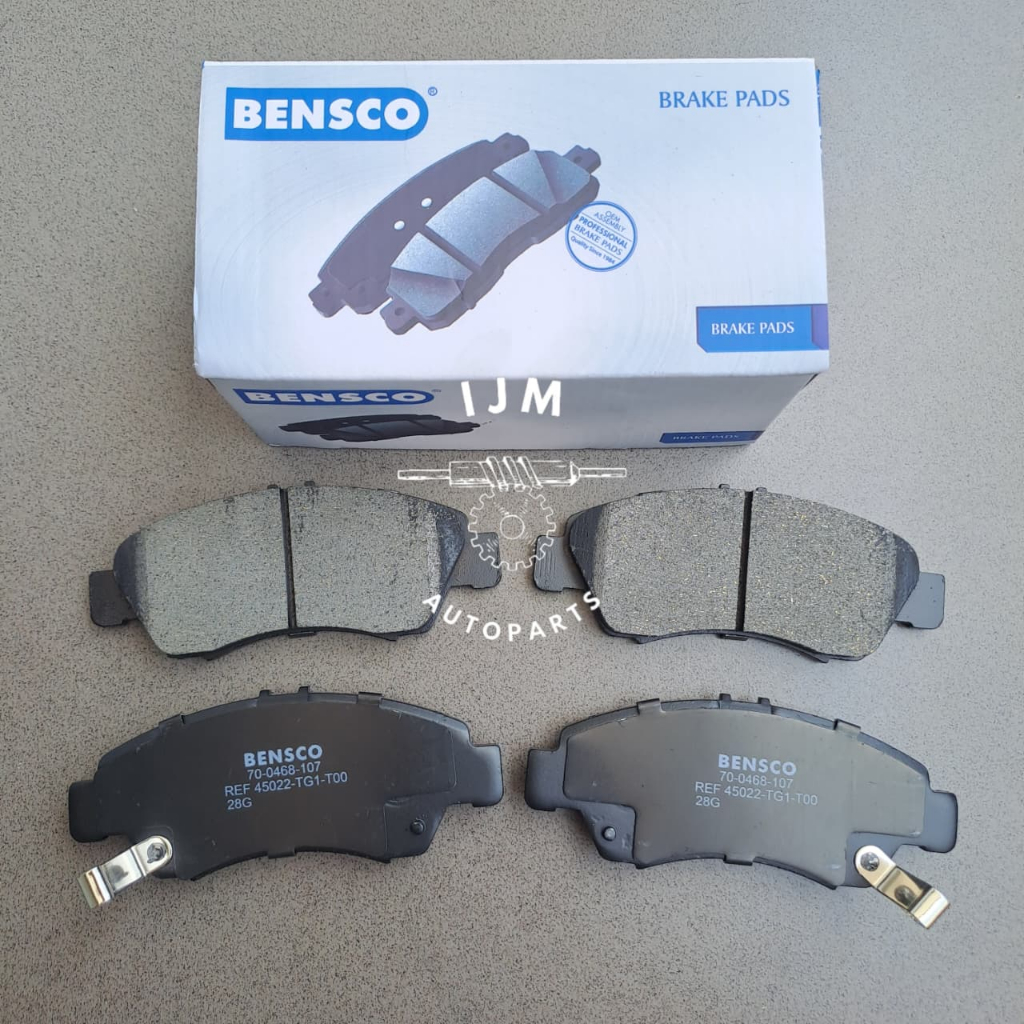 Jual Brake Pad Kampas Rem Depan Honda Jazz City GD & Brio Bensco ...