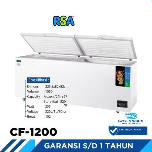 Jual Chest Freezer / Box Freezer RSA 1200L - (CF1200) | Shopee Indonesia