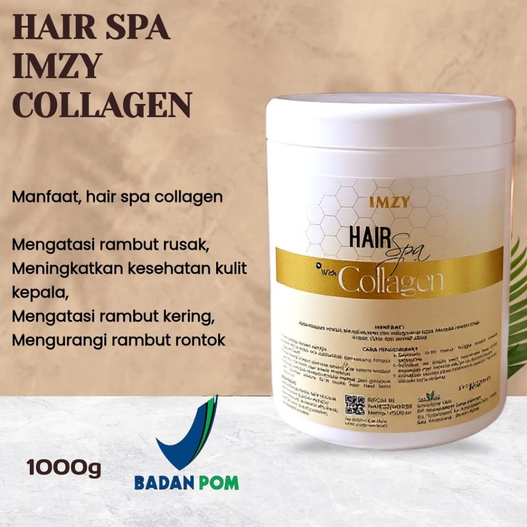 Jual TERMURAH IMZY HAIR SPA SALON COLLAGEN MELURUSKAN RAMBUT YANG ...