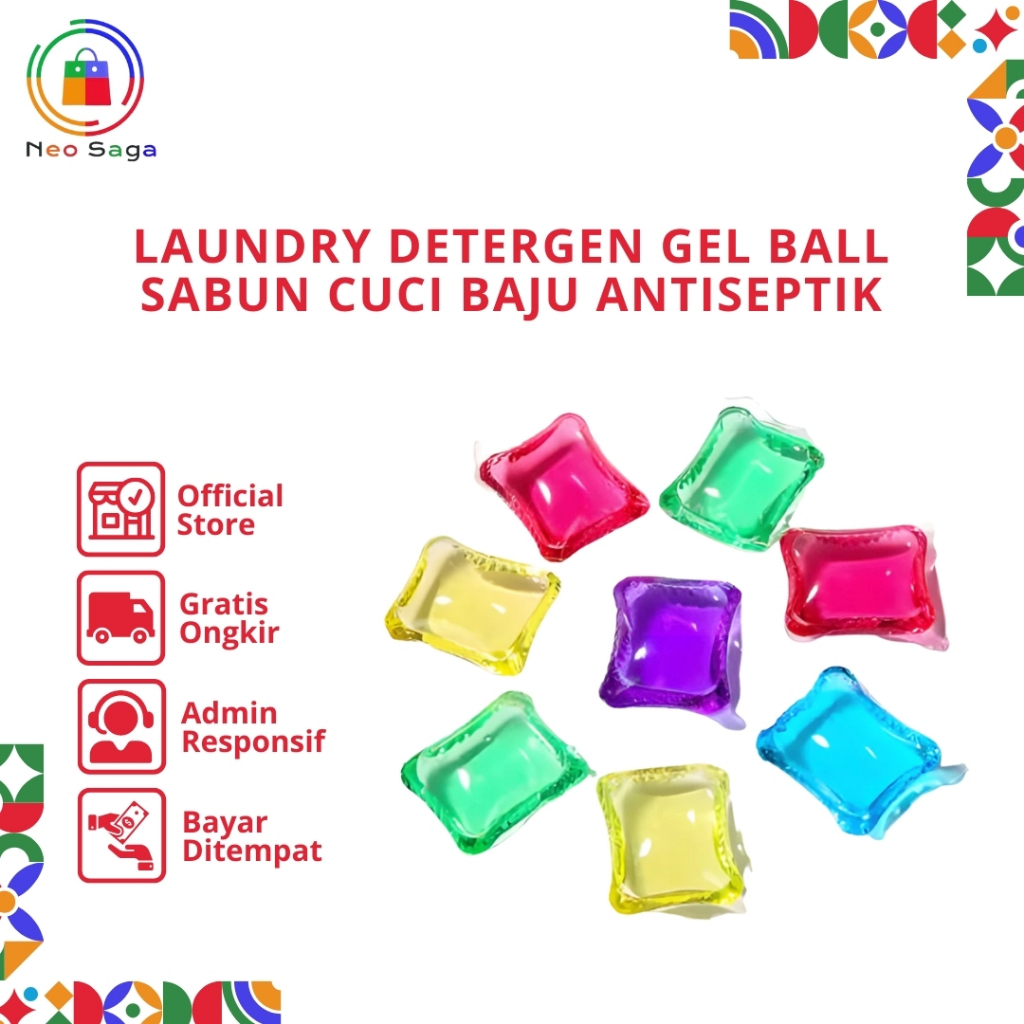 Jual Laundry Detergent Gel Ball Detergen Bola Gel Sabun Cuci Baju ...