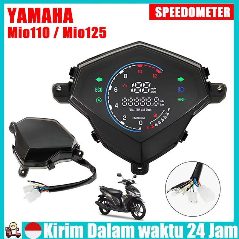 Jual Speedometer Digital LED Yamaha Mio M3 Mio Mio Z PNP Indikator ...