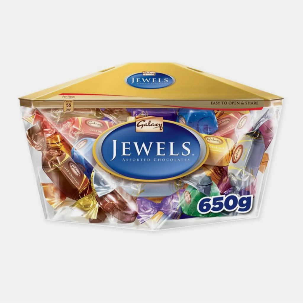 Jual GALAXY JEWELS ASSORTED CHOCOLATE 650g | Shopee Indonesia