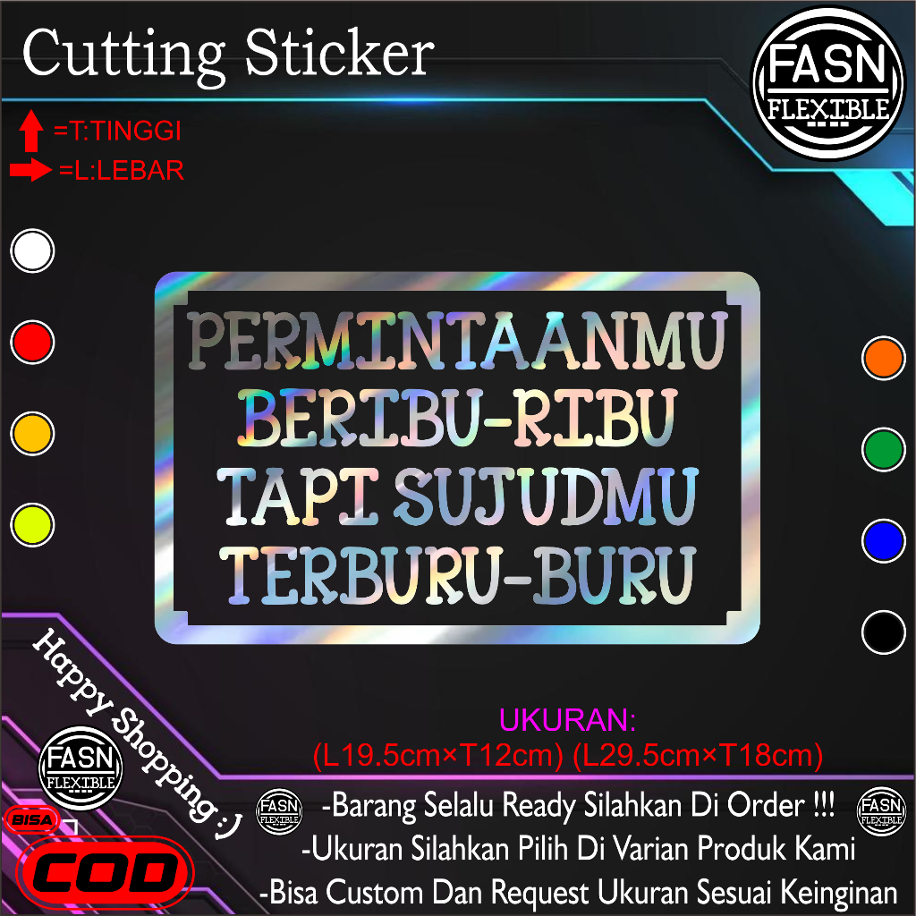 Jual Sticker 