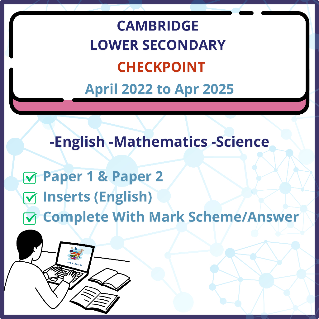 Jual [ID19] Cambridge Lower Secondary Checkpoint Exam Paper 2024 Year ...