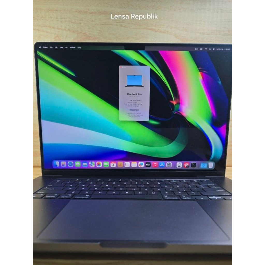 Jual Macbook Pro M4 16 Inch RAM 24GB 512GB Black Fullset Like New ...