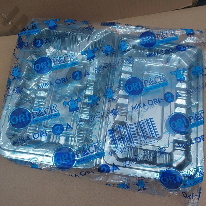 Jual MIKA ORIPACK 2A Mika Plastik Kotak 2A Foodsafe 50 Pcs - Mika ...