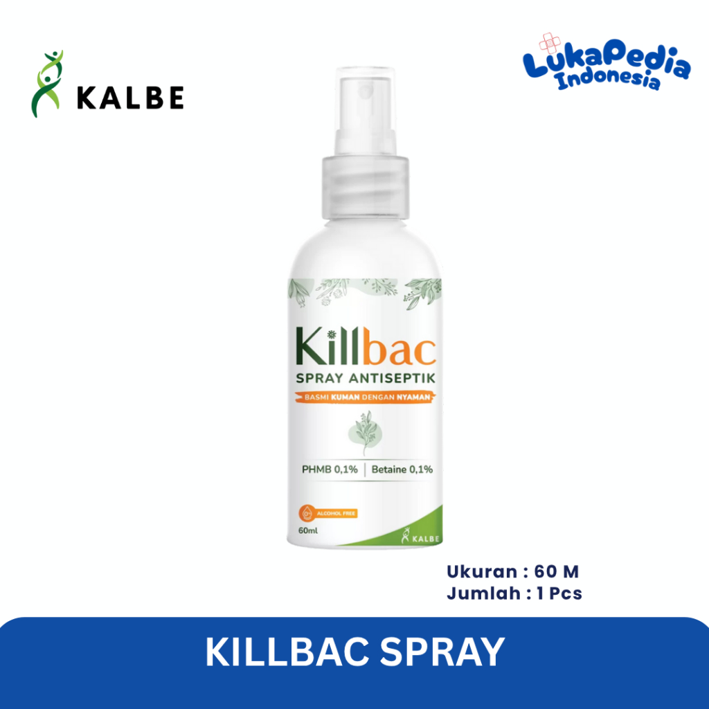 Jual Kalbe- Killbac Spray Antiseptik 60ML Luka | Shopee Indonesia