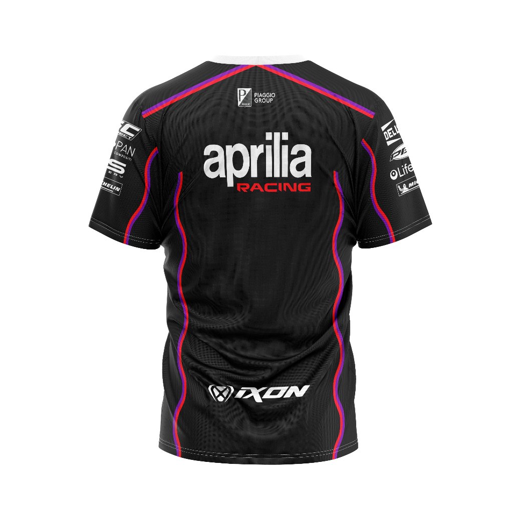Jual Baju Kaos Tshirt Jersey Pria MotoGP Aprilia Racing Team 2025 Balap ...