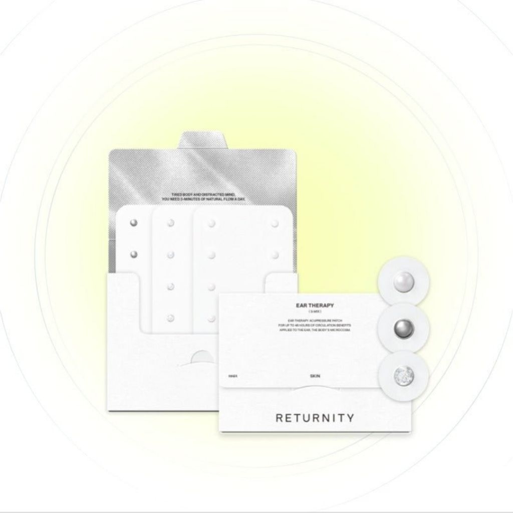 Jual RETURNITY Ear Therapy Patch Crystal 18pcs Mix Crystal Pearl Silver ...