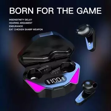 X15 TWS Wireless Bluetooth Headset LED Display Gamer Earbuds Headphone Noise Cancelling Earphone