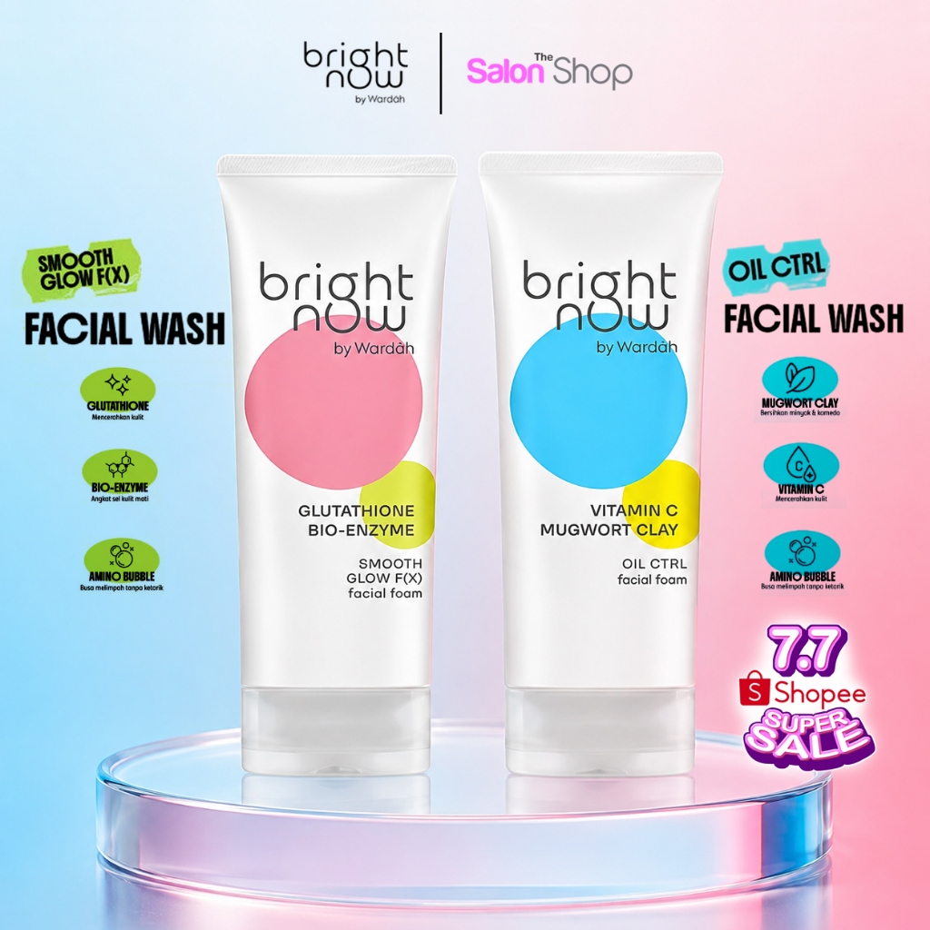 Wardah Perfect Bright Now Smooth Glow Oil Control Facial Foam Face Wash Sabun Wajah | gdkd01