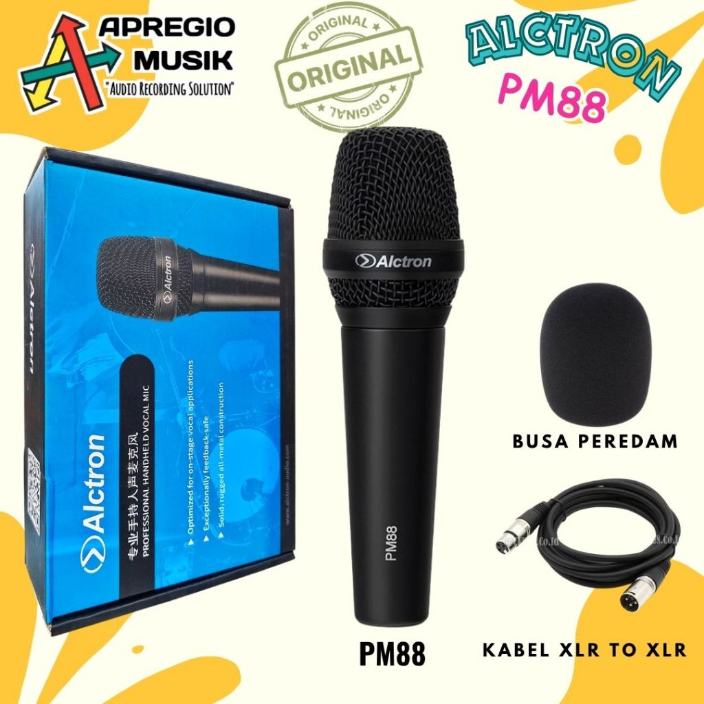 Jual Alctron PM88 PM 88 Original Microphone Dynamic Vocal karakter AKG ...