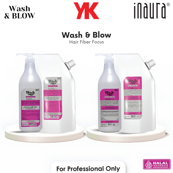 YK - INAURA Shampo Salon Wash & Blow Sampo Conditioner 1Lt 1000g