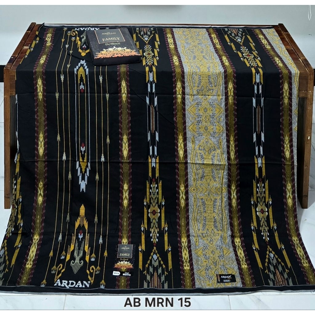 SARUNG ARDAN FAMILY BRILIANT PUTIH KUALITAS SILVER TANPA DUS