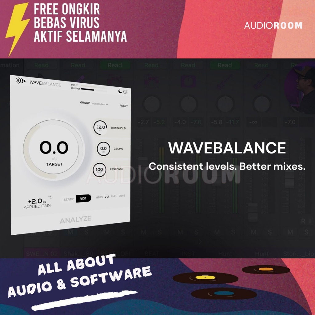 CodWaves - WaveBalance v1.0.0 | Auto Gain Staging Plugin (Full Activated)