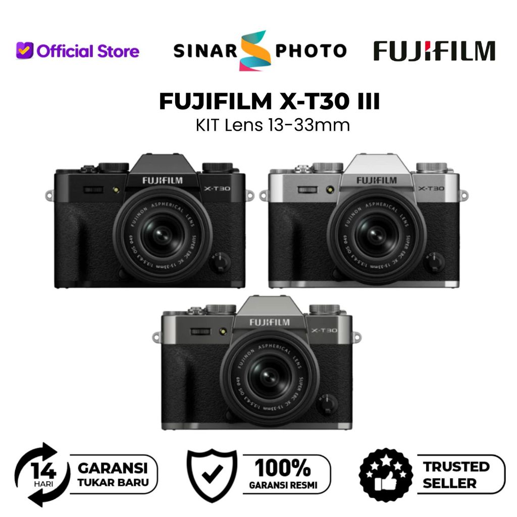 Jual Fujifilm XT30 III Kit 13-33mm Mirrorless Camera Fuji X-T30 III Kit ...