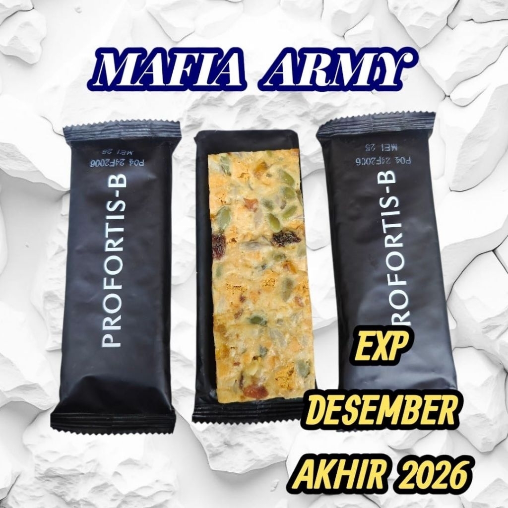 Jual PROFORTIS-B COOKIES KUE BISKUIT OATBAR SNACK RANSUM TNI TIPE ...
